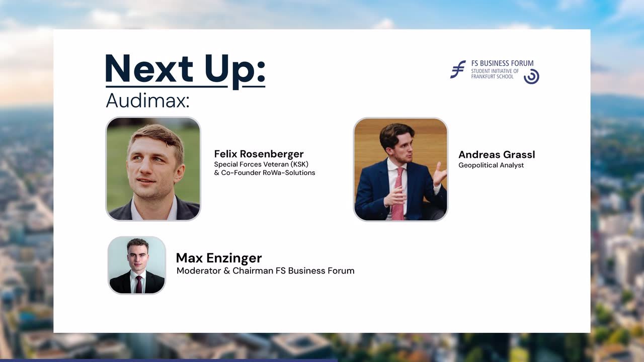 Businessforum 2025 – Geo Politics